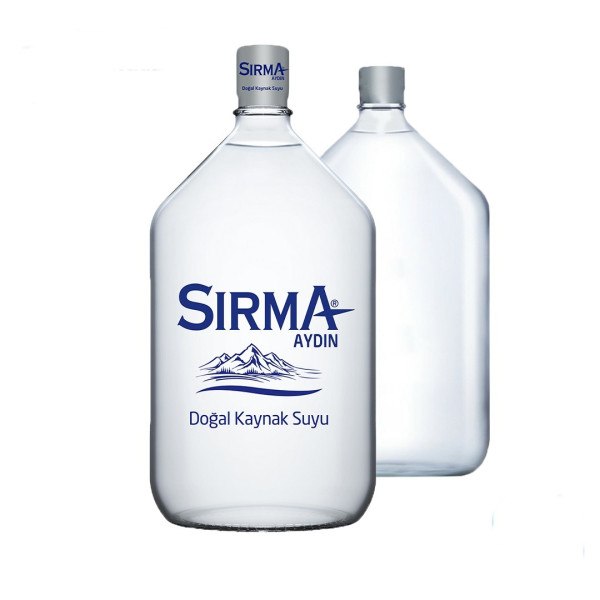 Sırma Cam Damacana Su 15 Lt. Damacanam Yok
